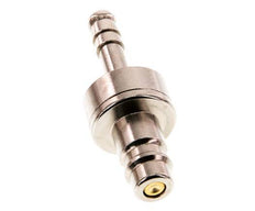 Nickel-plated Brass DN 7.2 (Euro) Air Coupling Plug 6 mm Hose Pillar Double Shut-Off