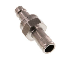 Stainless steel DN 7.2 (Euro) Air Coupling Plug 13 mm Hose Pillar Double Shut-Off