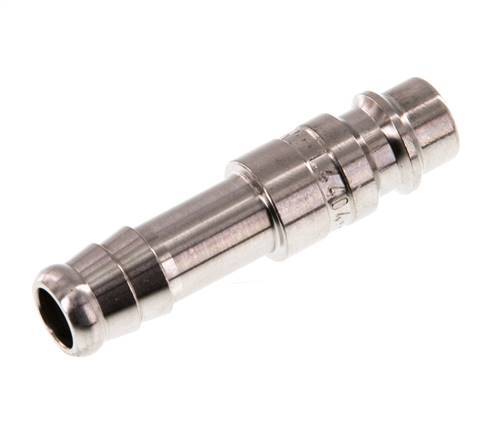 Stainless Steel 316L DN 7.2 (Euro) Air Coupling Plug 10 mm Hose Pillar