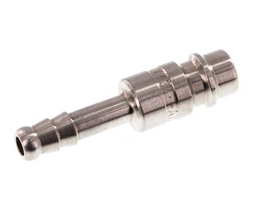 Stainless Steel 316L DN 7.2 (Euro) Air Coupling Plug 6 mm Hose Pillar