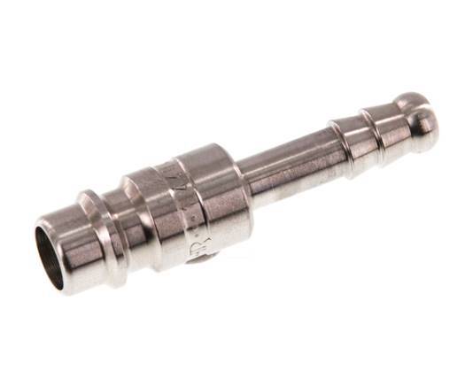 Stainless Steel 316L DN 7.2 (Euro) Air Coupling Plug 6 mm Hose Pillar