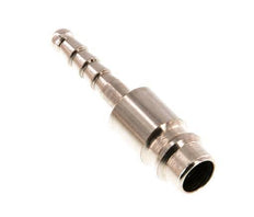 Hardened steel DN 7.2 (Euro) Air Coupling Plug 4 mm Hose Pillar [2 Pieces]