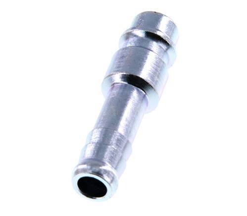 Hardened steel DN 7.2 (Euro) Air Coupling Plug 8 mm Hose Pillar [2 Pieces]