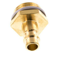 Brass DN 7.2 (Euro) Air Coupling Plug G 1/2 inch Male [2 Pieces]