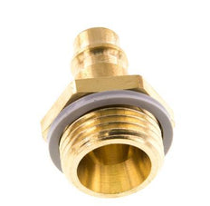 Brass DN 7.2 (Euro) Air Coupling Plug G 1/2 inch Male [2 Pieces]