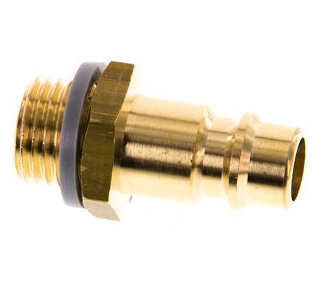 Brass DN 7.2 (Euro) Air Coupling Plug G 1/4 inch Male [5 Pieces]