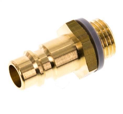 Brass DN 7.2 (Euro) Air Coupling Plug G 1/4 inch Male [5 Pieces]
