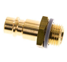 Brass DN 7.2 (Euro) Air Coupling Plug G 1/4 inch Male [5 Pieces]