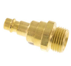 Brass DN 7.2 (Euro) Air Coupling Plug G 1/2 inch Male with Check Valve