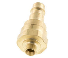 Brass DN 7.2 (Euro) Air Coupling Plug G 1/8 inch Male with Check Valve