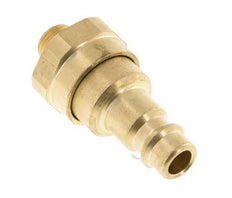 Brass DN 7.2 (Euro) Air Coupling Plug G 1/8 inch Male with Check Valve