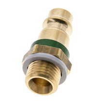 Brass DN 7.2 (Euro) Green-Coded Air Coupling Plug G 1/4 inch Male