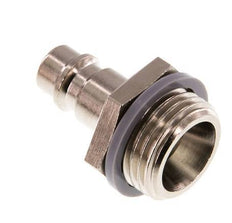 Nickel-plated Brass DN 7.2 (Euro) Air Coupling Plug G 1/2 inch Male [2 Pieces]