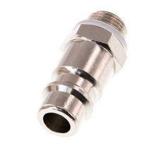 Nickel-plated Brass DN 7.2 (Euro) Air Coupling Plug G 1/8 inch Male [2 Pieces]