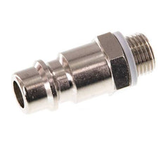 Nickel-plated Brass DN 7.2 (Euro) Air Coupling Plug G 1/8 inch Male [2 Pieces]