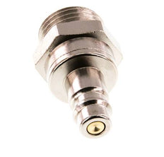 Nickel-plated Brass DN 7.2 (Euro) Air Coupling Plug G 1/2 inch Male Double Shut-Off