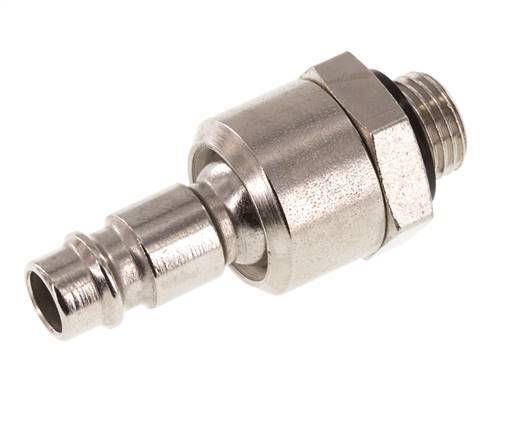 Steel DN 7.2 (Euro) Air Coupling Plug G 1/4 inch Male Rotary Joint