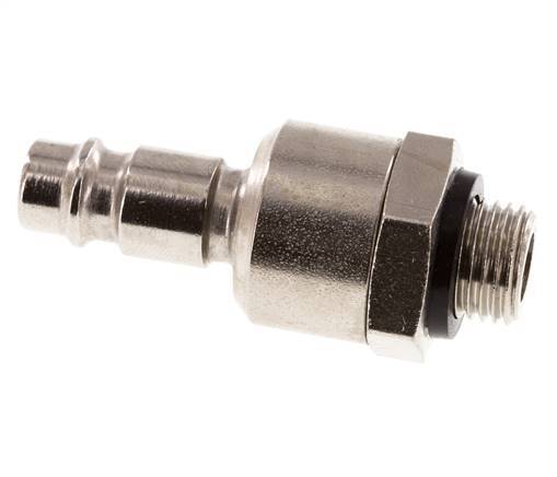 Steel DN 7.2 (Euro) Air Coupling Plug G 1/4 inch Male Rotary Joint