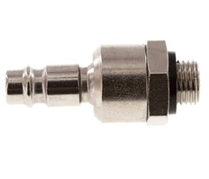 Steel DN 7.2 (Euro) Air Coupling Plug G 1/4 inch Male Rotary Joint