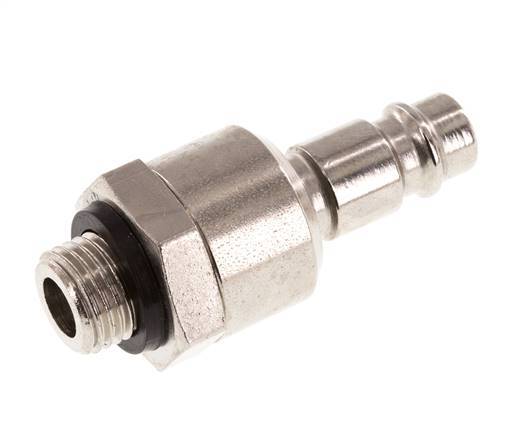 Steel DN 7.2 (Euro) Air Coupling Plug G 1/4 inch Male Rotary Joint