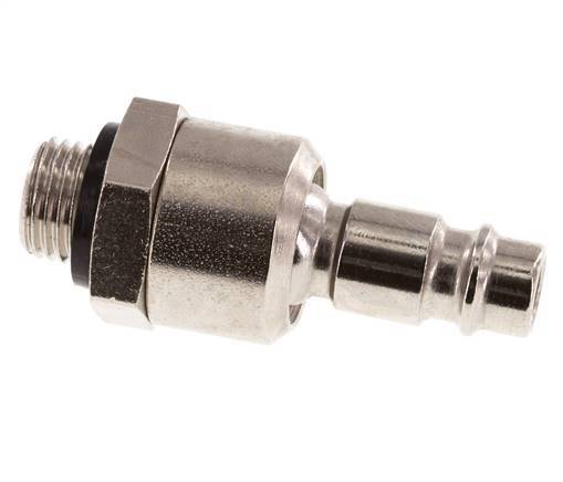 Steel DN 7.2 (Euro) Air Coupling Plug G 1/4 inch Male Rotary Joint