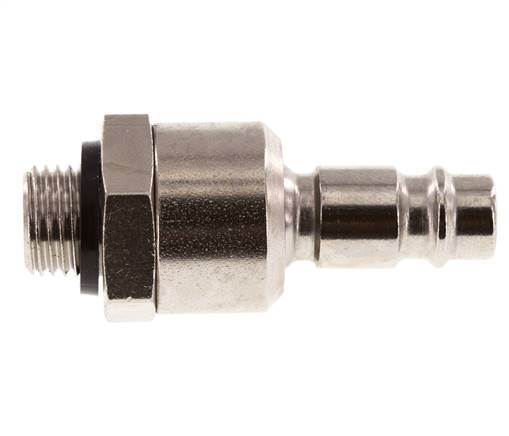 Steel DN 7.2 (Euro) Air Coupling Plug G 1/4 inch Male Rotary Joint