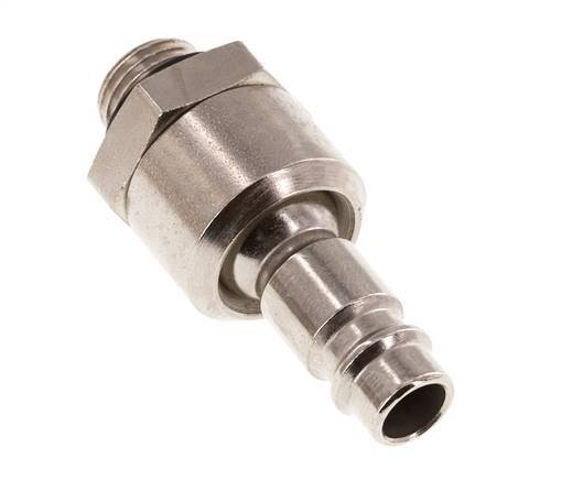 Steel DN 7.2 (Euro) Air Coupling Plug G 1/4 inch Male Rotary Joint