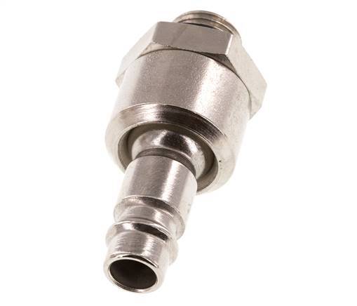 Steel DN 7.2 (Euro) Air Coupling Plug G 1/4 inch Male Rotary Joint