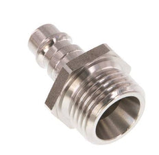 Stainless steel DN 7.2 (Euro) Air Coupling Plug G 1/2 inch Male