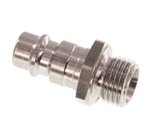 Stainless steel DN 7.2 (Euro) Air Coupling Plug G 1/4 inch Male