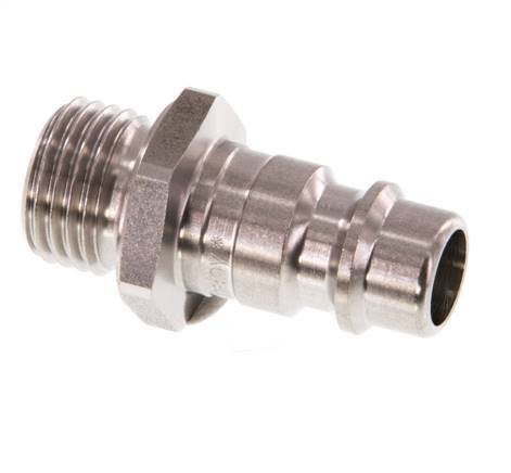 Stainless steel DN 7.2 (Euro) Air Coupling Plug G 1/4 inch Male