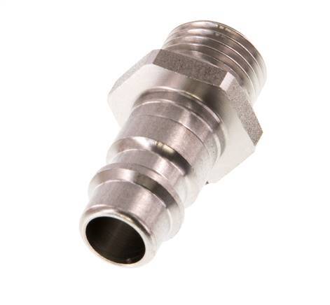 Stainless steel DN 7.2 (Euro) Air Coupling Plug G 1/4 inch Male