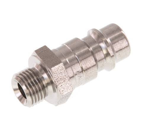 Stainless steel DN 7.2 (Euro) Air Coupling Plug G 1/8 inch Male