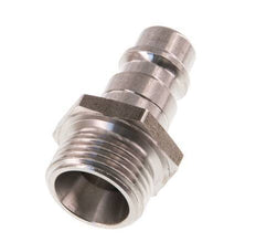 Stainless steel DN 7.2 (Euro) Air Coupling Plug G 3/8 inch Male