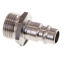 Stainless steel DN 7.2 (Euro) Air Coupling Plug G 3/8 inch Male