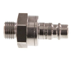 Stainless steel DN 7.2 (Euro) Air Coupling Plug G 1/4 inch Male Double Shut-Off