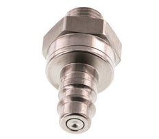 Stainless steel DN 7.2 (Euro) Air Coupling Plug G 1/4 inch Male Double Shut-Off