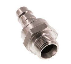 Stainless steel DN 7.2 (Euro) Air Coupling Plug G 3/8 inch Male Double Shut-Off