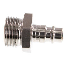 Stainless Steel 316L DN 7.2 (Euro) Air Coupling Plug G 1/2 inch Male