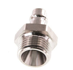 Stainless Steel 316L DN 7.2 (Euro) Air Coupling Plug G 1/2 inch Male