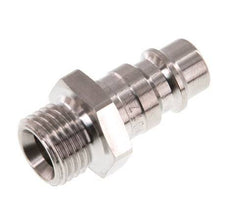 Stainless Steel 316L DN 7.2 (Euro) Air Coupling Plug G 1/4 inch Male