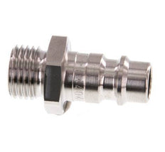 Stainless Steel 316L DN 7.2 (Euro) Air Coupling Plug G 1/4 inch Male