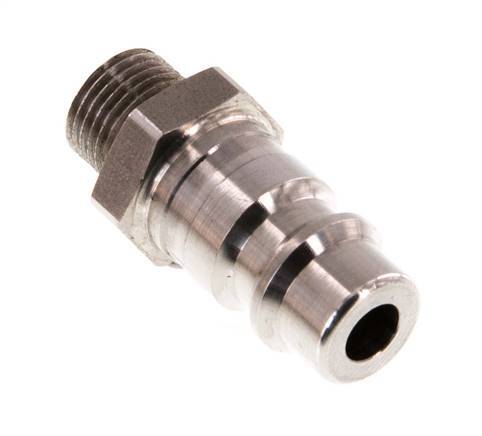 Stainless Steel 316L DN 7.2 (Euro) Air Coupling Plug G 1/8 inch Male
