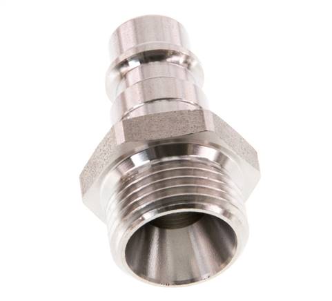 Stainless Steel 316L DN 7.2 (Euro) Air Coupling Plug G 3/8 inch Male