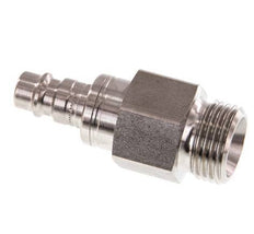 Stainless Steel 316L DN 7.2 (Euro) Air Coupling Plug G 1/2 inch Male Double Shut-Off