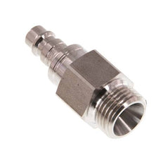 Stainless Steel 316L DN 7.2 (Euro) Air Coupling Plug G 1/2 inch Male Double Shut-Off