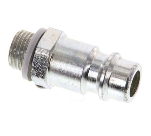 Hardened steel DN 7.2 (Euro) Air Coupling Plug G 1/8 inch Male [2 Pieces]