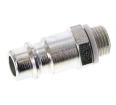 Hardened steel DN 7.2 (Euro) Air Coupling Plug G 1/8 inch Male [2 Pieces]