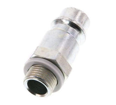 Hardened steel DN 7.2 (Euro) Air Coupling Plug G 1/8 inch Male [2 Pieces]