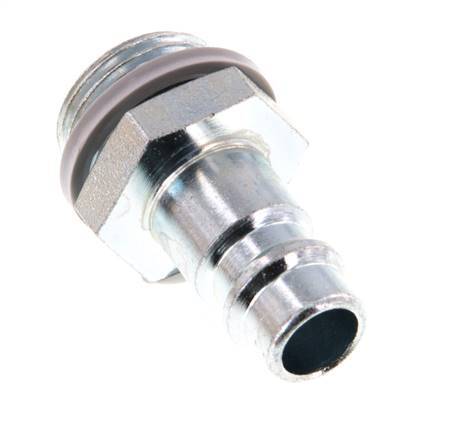 Hardened steel DN 7.2 (Euro) Air Coupling Plug G 3/8 inch Male [2 Pieces]